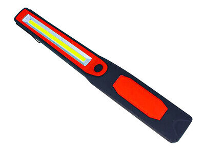 Lampada Torcia Led Officina Slim 13mm Cob 2W Portatile Alimentazione Con 4 Pile