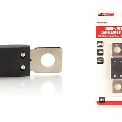 Fusibile Piatto Mega Grande Tipo ANL 68,7X16,3X9mm 12V 24V 100A <ul>