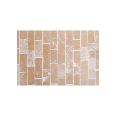 6 Rotoli Carta da Parati Autoadesiva 45X200cm Effetto Mattone Adesive Per