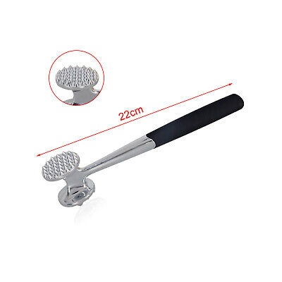 Batticarne Acciaio Inossidabile Martello Di Cucina per Carni Doppio Lato