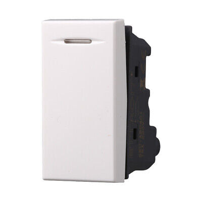 ETTROIT Pulsante 1P 16A Colore Bianco Compatibile Con Bticino Axolute <ul><li>