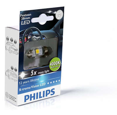 1 Una Lampada Lampadina Led  Fest 10.5x38 LED 12858 4000K 12V1W SV8.5 X1