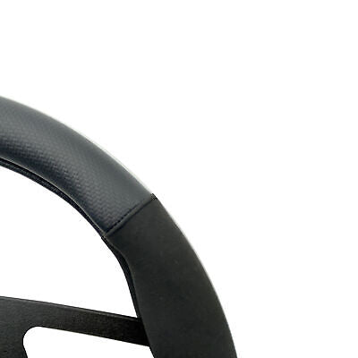 Coprivolante Sporty Ecopelle microfibra carbon look per volanti con diametro