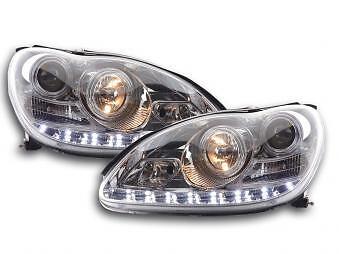 Coppia Fari Fanali Anteriori Tuning Dayline Luci Diurne classe S W220