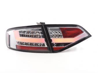 Coppia Fari Fanali Posteriori Tuning LED LTI A4 B8 8K Limo 07-11 cromato