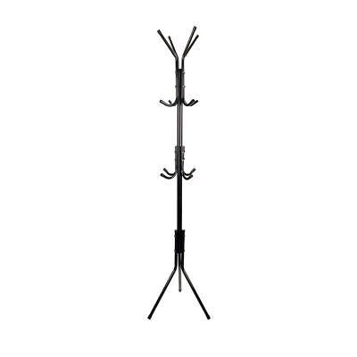 Attaccapanni da Terra Appendiabiti 55*55*160cm Verticale In Metallo 3 Livelli