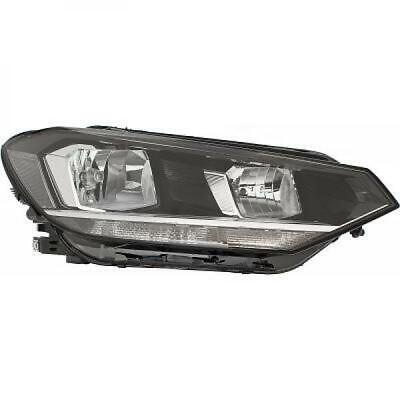 Faro fanale anteriore destro TOURAN 15- con motorino per reg. elettrica H7+H7