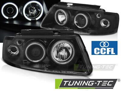 HEADLIGHTS ANGEL EYES CCFL BLACK fits PASSAT B5 3B 96-08.00