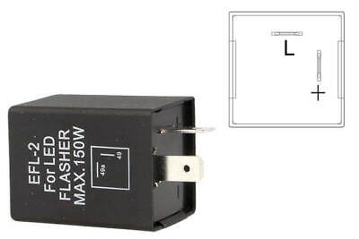 Flasher Led Lampeggiatore Rele Relay 2 Pin EFL2 Positivo Destra 12V Per Frecce