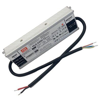 MeanWell HLG-240H-12 Alimentatore Led Driver IP67 192W 12V 16A Input 220V e