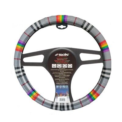 Coprivolante Fancy Eco pelle multicolor per volanti diametro 37-39 cm