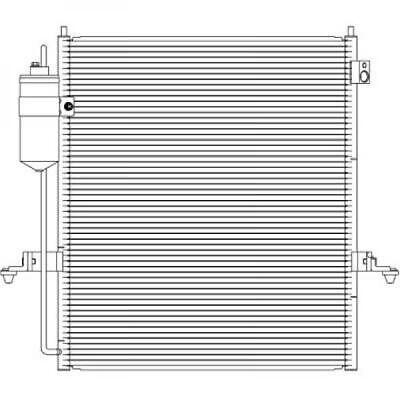 CONDENSATORE COMPATIBILE CON MITSUBISHI MITSU L200 12/2005