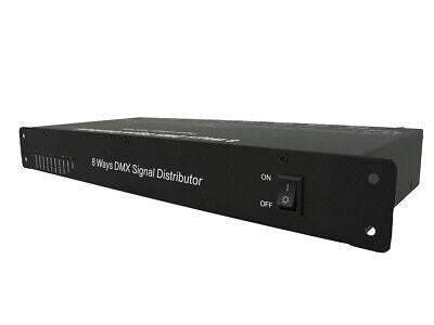 Amplificatore Distributore Segnale DMX 512 Signal Distributor 8 Canali 220V DMX