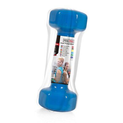 Ghisa Manubrio per Palestra Ricoperto di Gomma 3 Kg <ul><li>Manubri Rivestiti