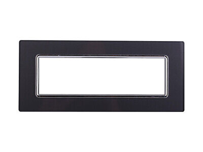 ETTROIT Placca In Vetro Serie Starlight 7P Colore Acciaio Scuro Compatibile Con