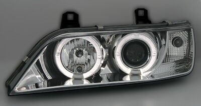 Coppia kit set Fari Fanali tuning Angel Eyes Fari Z3 1996-2002 Neri H1/H1