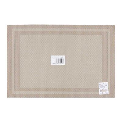 4 Pezzi Tovagliette in PVC+Poliestre Antiscivolo Impermeabilie Resistente al