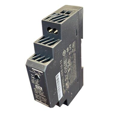 MeanWell HDR-15-12 Alimentatore Guida DIN Ultra Slim 15W 12V 1,25A Input 220V e