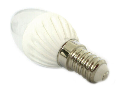 Lampada A Goccia Led E14 Candela Oliva 4W=45W 220V Bianco Neutro 4000K Base Cer