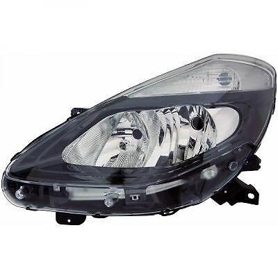Faro fanale anteriore Sinistro CLIO 09- TYC H7+H7 nero con motorino