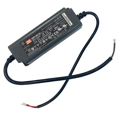 MeanWell NPF-60-24 Alimentatore Trasformatore IP67 60W 24V 2,5A Input 220V e