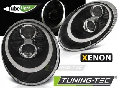 Coppia Fari Fanali Tuning   911 (997) 04-09 Nero TUBE LIGHT PER XENON D2S