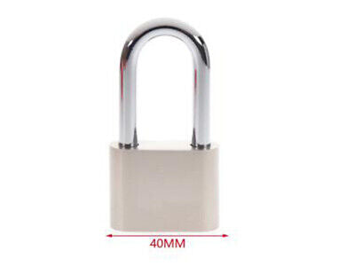 Lucchetto Con Arco Lungo 40mm 3 Chiavi <ul><li>Lucchetto In Acciaio