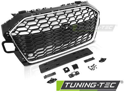 GRIGLIA SPORT CROMATA NERA PDC adatta per AUDI A4 B9 20-