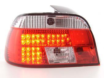 Coppia Fari Fanali Posteriori Tuning LED serie 5 Berlina (E39) 95-00 Rossi