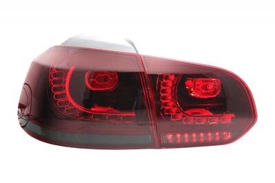 Coppia Fari Fanali Posteriori Tuning Golf VI 6 LED FRECCIA DINAMICA 08-12 FUME'