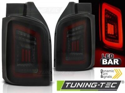 Faro Fanale Tuning T5 04.03-09 / 10-15 Fume Nero RED LED