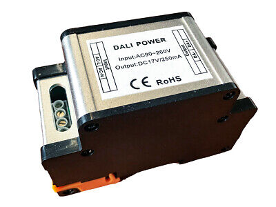DALI Power Supply Alimentatore Trasformatore DC17V 250mA Attacco Guida Rotaia