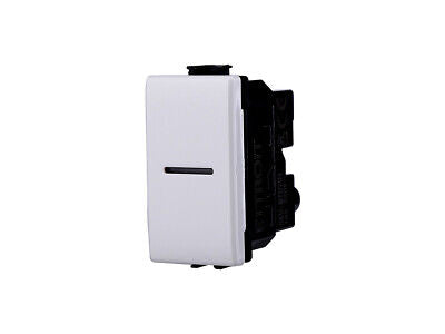 ETTROIT Interruttore Assiale 1P 16A Unipolare Bbianco Compatibile Con Bticino