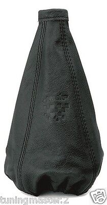 Cuffia Leva Cambio Universale in Eco Pelle Nera Short Simoni Racing 6111/S