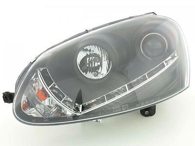 Dayline headlight for Golf 5 (Typ 1K) Yr. 03-08 black