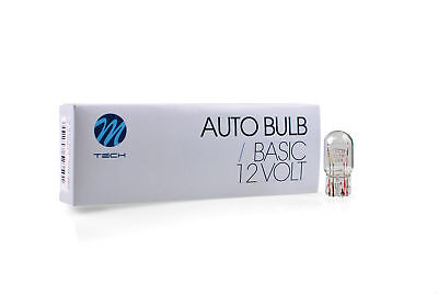 LOTTO 10 Pezzi Lampada Lampadina Luce M-TECH T20 (W3x16q) 12V DOPPIO FILAMENTO