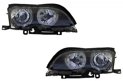 Fari LED Angel Eyes adatti per Serie 3 E46 (09.2001 - 03.2005) Xenon Look B