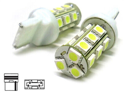 Lampada Led T20 W21W 7440 18 Smd Bianco Luci Frecce Retromarcia 12V <p