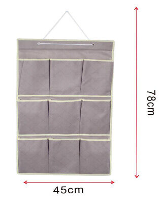 Borsa Portaoggetti da Parete Sacca Portatutto Appendere 9 Tasche 45X78cm