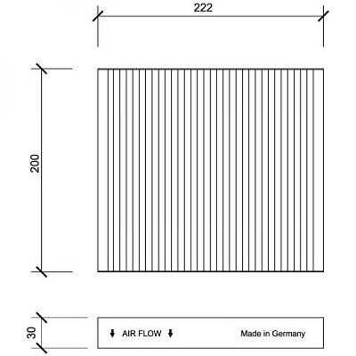 Filtro abitacolo antipolline CIVIC/CR-V/Insight 4007Coupe