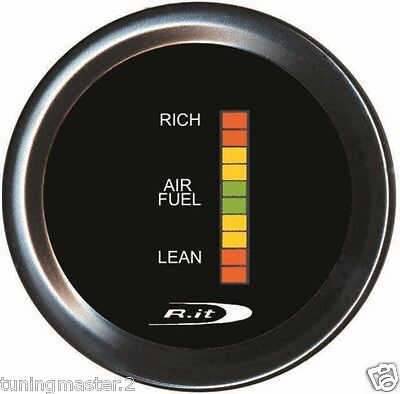 Manometro Strumento 52mm STECHIOMETRICO AFR LAMBDA (AIR/FUEL) SOLO STRUMENTO
