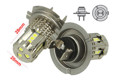 Lampada Led H7 12V 45W Bianco No Polarita Super Luminoso 1000 Lumens <table