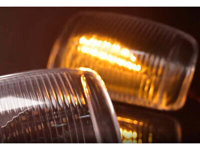 Kit Freccia Laterale a Led Side Marker Lente Fume Luce Arancione Dinamica Per