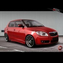 Fabia II - Coppia Minigonne Laterali Tuning "AF"