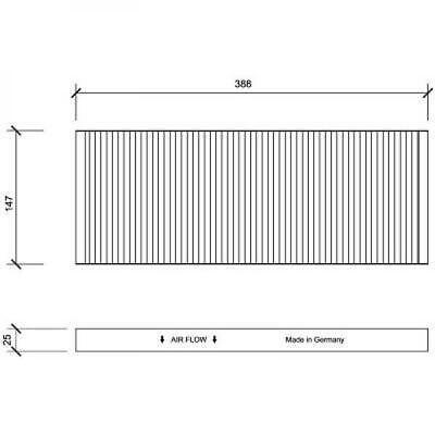 Filtro abitacolo antipolline A4/Coupe/Passat