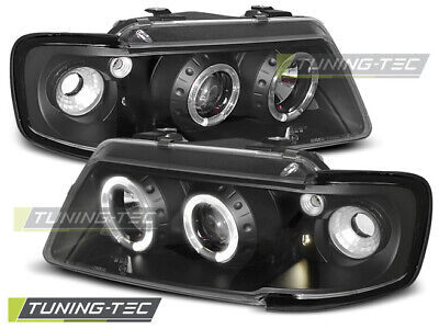 HEADLIGHTS ANGEL EYES BLACK fits A3 8L 08.96-08.00