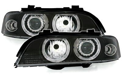 Angel Eyes Fari per 5er E39 Neri