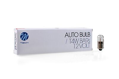 LOTTO DI 10 PEZZI Lampada M-TECH T2W BA9s 2W 12V