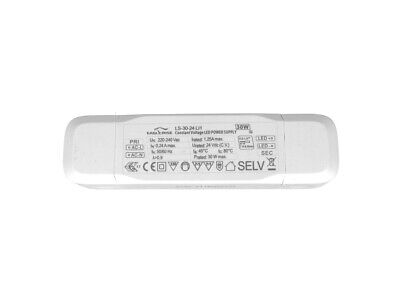 Alimentatore Trasformatore Lungo Sottile 24V 30W 1,25A Con Carcassa In Plastica