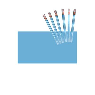 6 Rotoli Carta Adesive Per Mobili 45X200cm Colore Azzurro da Parati Autoadesive